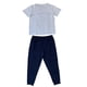 thumbnail image 2 of Pijama Hombre Manga Corta Place Gris y Negro Talla M, 2 of 3