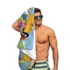 thumbnail image 5 of Hora de Aventura Toalla de playa de secado rápido con diseño temático, regalo para mujeres y niñas, ideal para cumpleaños, fans, amantes de la música, uso en la playa o al aire libre, 78 × 150 cm, 5 of 6
