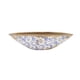 thumbnail image 1 of Bowl decorativo de cerámica azul con diseño de espiral toscana 33 cm Nearly Natural, 1 of 3