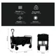 thumbnail image 2 of Carrito Para Compras Plegable Ideal Para El Camping Negro Negro, 2 of 3