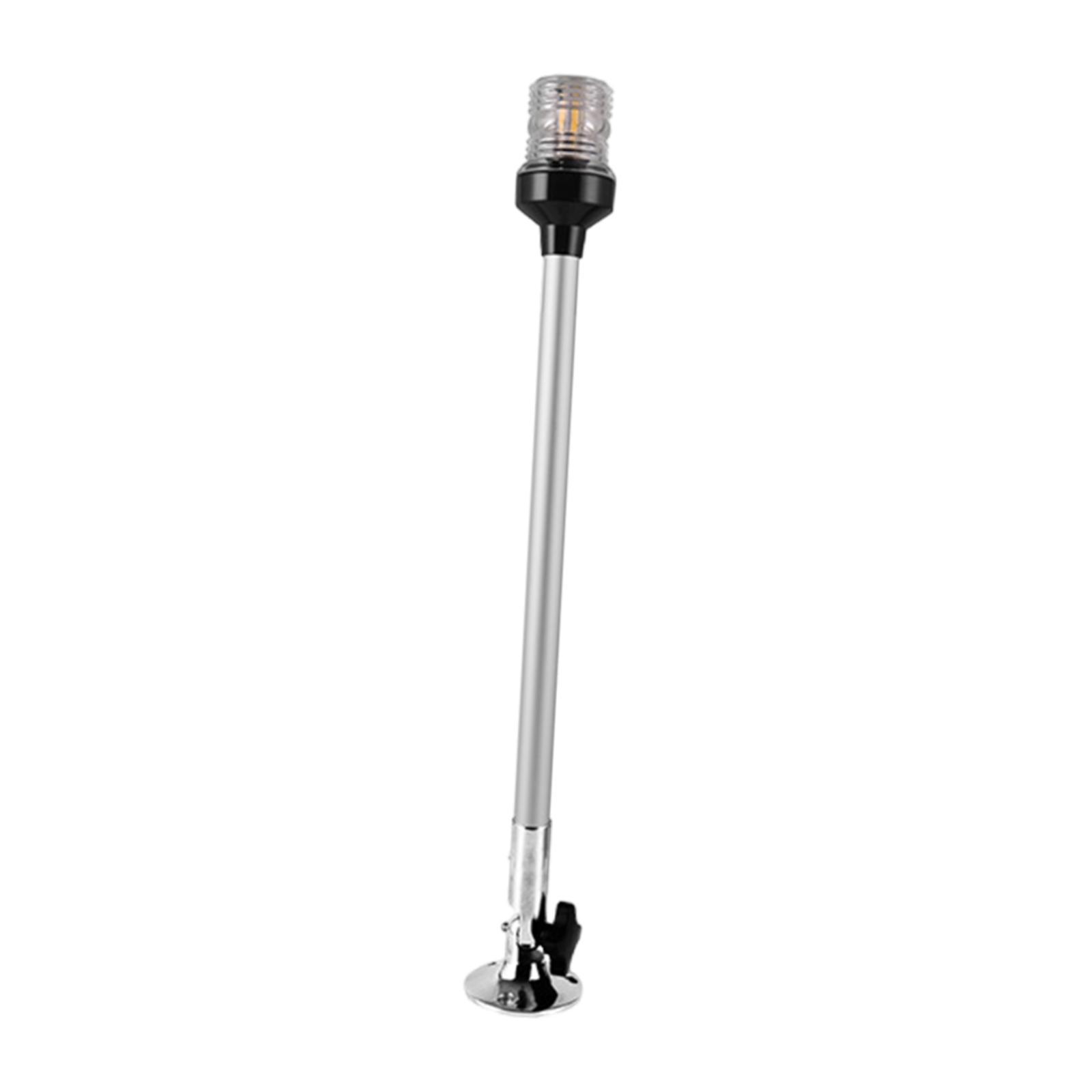 Ioensy - Luz De Navegación Marina Led Con Iluminación De 360 Grados, 12-24 V Cc, 3 W, Longitud De Luz De Popa: 403 Mm