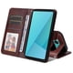 thumbnail image 5 of Funda Billetera para Sony Xperia 10 VII con Porta Tarjetas y Soporte Ajustable Marrón, 5 of 5