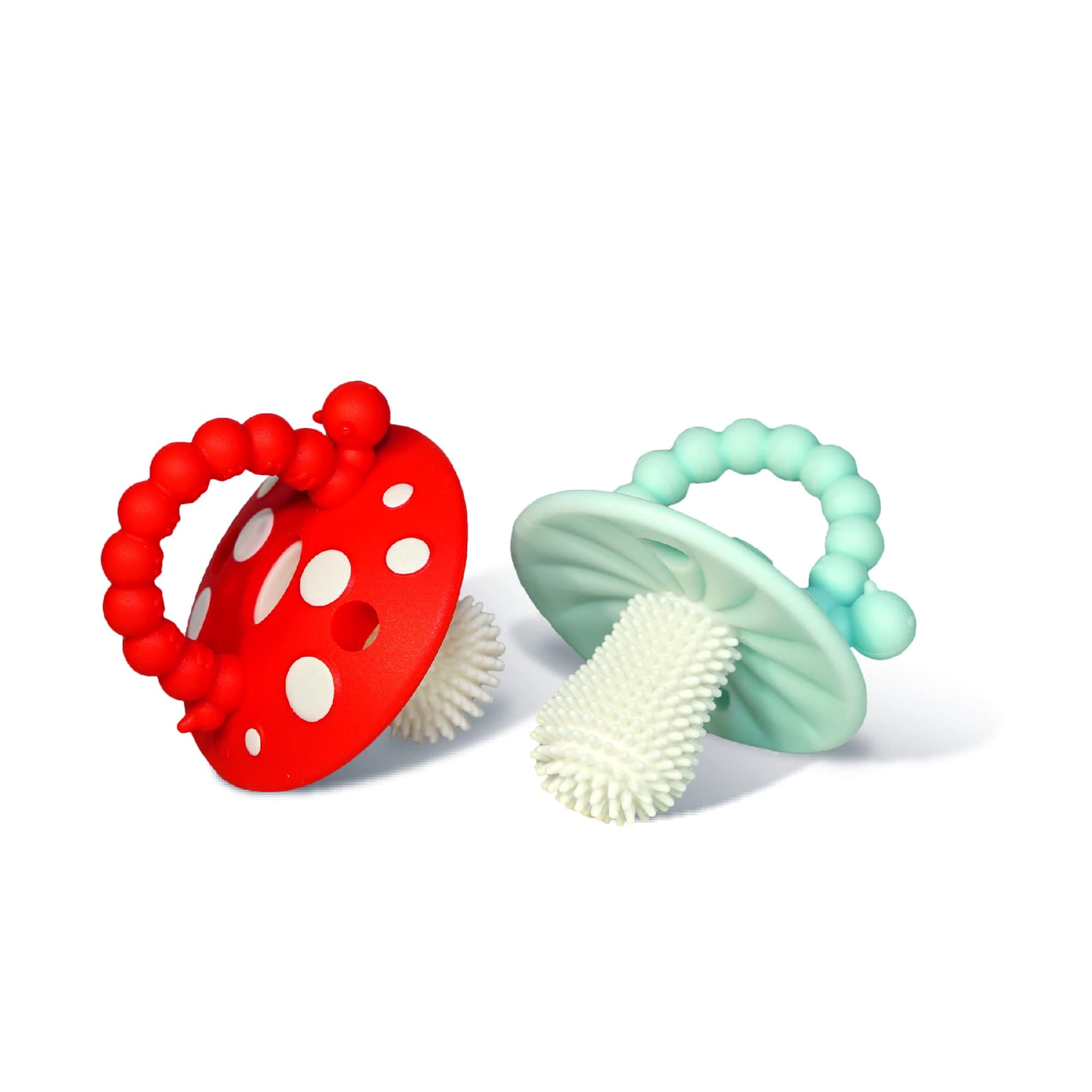 Teether Razbaby Chompy Para Bebés Y Bebés De Más De 3 Años Con Cerdas De Masaje