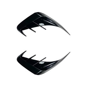Ioensy - 2 Piezas De Alerón De Parachoques Trasero De Alta Resistencia Para G20 G28 Reemplaza Negro