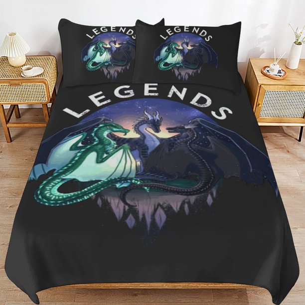 Wings Of Fire WOF Comforter Set 3 Pieces Quilt Cover Set Soft Bedding Sets for All Seasons