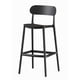 thumbnail image 1 of Piso Taburete Silla alta bar cocina Nils 75 cm Negra, 1 of 7