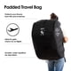 thumbnail image 2 of Bolsa De Viaje Acolchada Negra Para Cochecito, 2 of 5