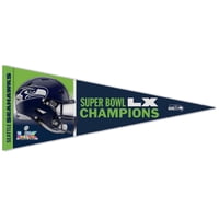 Banderín Wincraft Seattle Seahawks Super Bowl Lx Champions