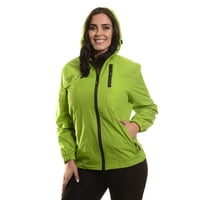 Likeshop - Chaqueta Mujer Corta Viento Impermeable Parka Liviana Colores 9279