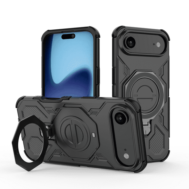 Funda GANGXUN para iPhone 17 Air , magnética, ligera, soporte 360°, antigolpes