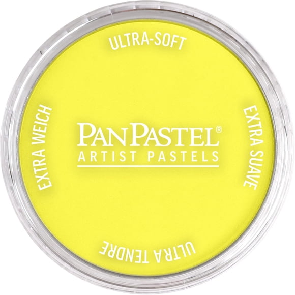 PanPastel Pasteles de artista de GOLDEN, Amarillo Hansa, Diámetro del pan 2,44 ” / 62 mm, Pasteles profesionales para artistas, Formato único tipo pan (similar a un pastel)