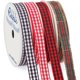 thumbnail image 1 of Cinta Gingham Ribbli, 4 rollos, 38 in x 10 yd, 1 of 3