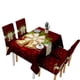 thumbnail image 5 of Cubierta De Mesa De Navidad Decoración Navide?a Para La Cena Inicio Aniversario B, 5 of 5