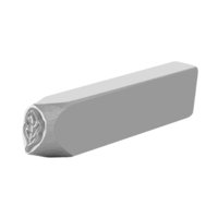 Magideal - Sello De Metal Para Joyería, Sello Artístico De Acero, Herramienta De Perforación Resistente Y Elegante, Herramienta Creativa De Estampado De Joyería Hoja Derecha