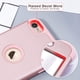 thumbnail image 2 of Funda para iPod Touch 7, Touch 6 y Touch 5 con dos protectores de pantalla, [Serie de tres capas] Protección resistente a golpes y golpes para Apple iPod Touch de 5/6/7.ª generación, color oro rosa., 2 of 5