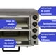 thumbnail image 3 of Horno Pizza Pizzero Electrico 2 Camaras 40x40 cm, 3 of 5