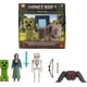 thumbnail image 1 of Set de juguetes Mattel Minecraft Story con 4 figuras de acción y 3 unidades, 1 of 3