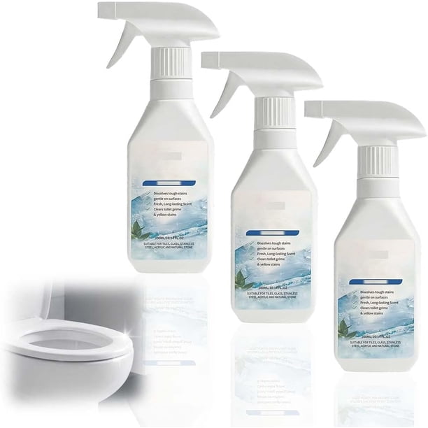 Limpiador baño ácido oxálico espuma potente quitamanchas resistentes azulejos vidrio bañera