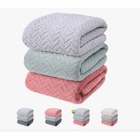 Riqui - Set 3 Toalla De Baño Lana Gris Claro/Verde/Rojo