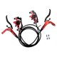 thumbnail image 1 of Juego De Frenos De Disco Hidráulico Para Bicicleta Delantero Trasero 800/1400mm Rojo L Delantero R Trasero, 1 of 5