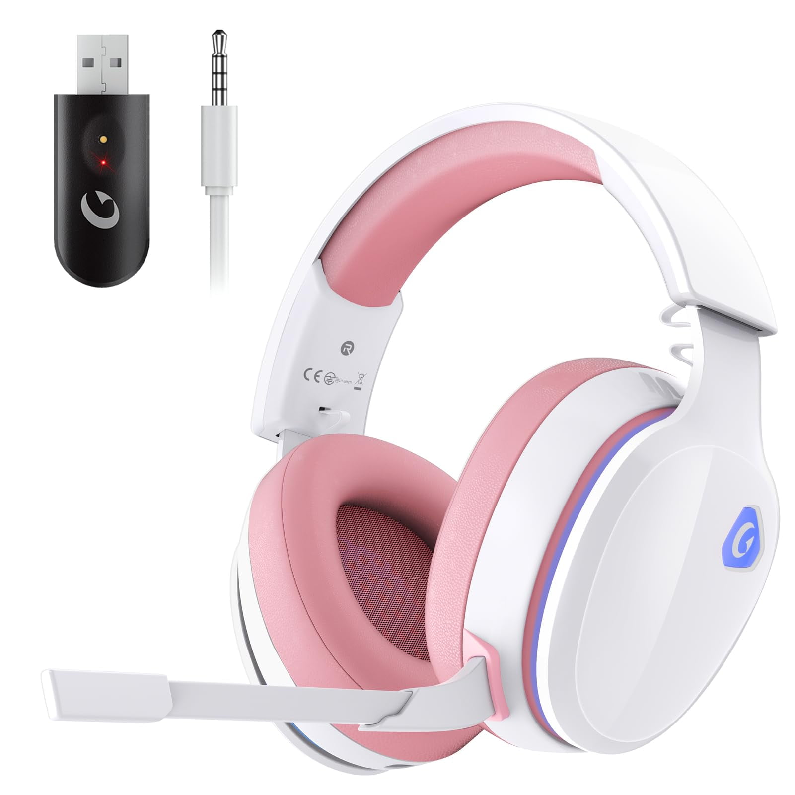 Auriculares Inalámbricos Para Juegos Gtheos Captain 300 Para Ps5, Ps4 Y Pc