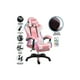 thumbnail image 2 of Silla Gamer Con Luz Rgb Reposapiés Y Masajeador Reclinable C - rosa., 2 of 3
