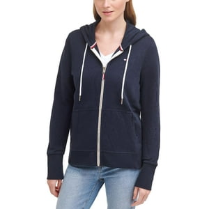 Sudadera Con Capucha Con La Bandera De Tommy Hilfiger Y Cremallera Sky Captain 2Xl (Ee. Uu. 20-22) Para Mujer