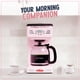 thumbnail image 3 of Cafetera Nostalgia Retro, 12 tazas, programable, LED rosa, 3 of 8