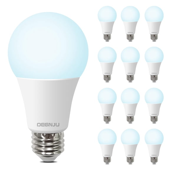 Bombillas LED DEGNJU de 13 W (equivalente a 100 W), A19, 5000 K, 1500 lm