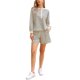 thumbnail image 2 of INSPIRE CHIC Conjuntos de Pantalones para Mujer Conjuntos de Salón a Rayas Regreso a Clases Conjuntos Informales de Manga Larga y Pantalones Cortos S Blanco, 2 of 6