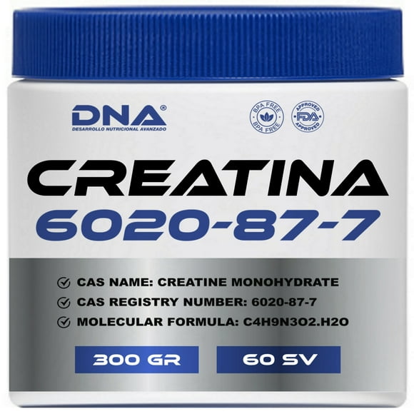 Creatina D N A - Absolutamente Pura - Pote - 300 Gr 1un