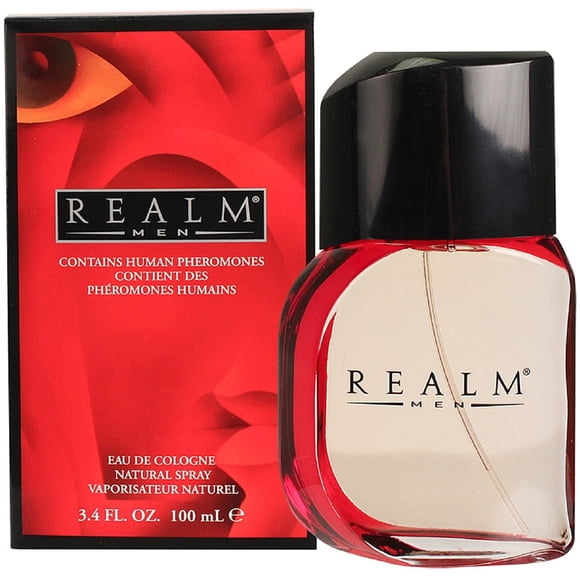Perfume Erox Realm Eau de Cologne en aerosol para hombre, 100 ml x 7