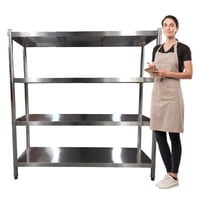 Prochef - Estante 4 Bandejas Lisas. 150X50X155 Cm. Acero Inox