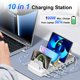 thumbnail image 2 of Cargador USB COTOP 510W 10 puertos USB‑C/A y 8 cables, 2 of 8