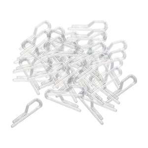 Bothyi - 200 Uds. Clips Para Camisa, Calcetín, Faldas, Clip De Tela, Pinza De Cocodrilo De Plástico Transparente, Clip De Nueve Palabras, 38Mm