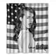 thumbnail image 1 of Cortina de ducha con diseño de Lana Del Rey, juego de cortinas de baño con ganchos, tamaño 66 x 72 pulgadas, 1 of 3