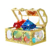 Bothyi - Juego De Juguetes De Buceo Con Caja De Pirata Del Tesoro Para Decoraciones De Cumpleaños Estilo C