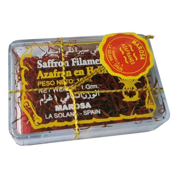 Azafran Español Hebras Puras Gourmet 1g Marosa Bio V