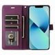 thumbnail image 3 of FOXDOCK Funda tipo Cartera para iPhone 12 – Cubierta de Cuero PU con Múltiples Ranuras, Bolsillo para Efectivo y Correa de Muñeca, 3 of 6