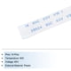 thumbnail image 4 of Cable Plano Flexible, 14 Pines 0.5mm Espaciado 400mm FPC FFC Cable de Cinta 5 Piezas (Tipo A), 4 of 6