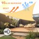 thumbnail image 2 of Vela de sombra triangular Shade&Beyond 4,9 m, color arena, permeable, 2 of 7