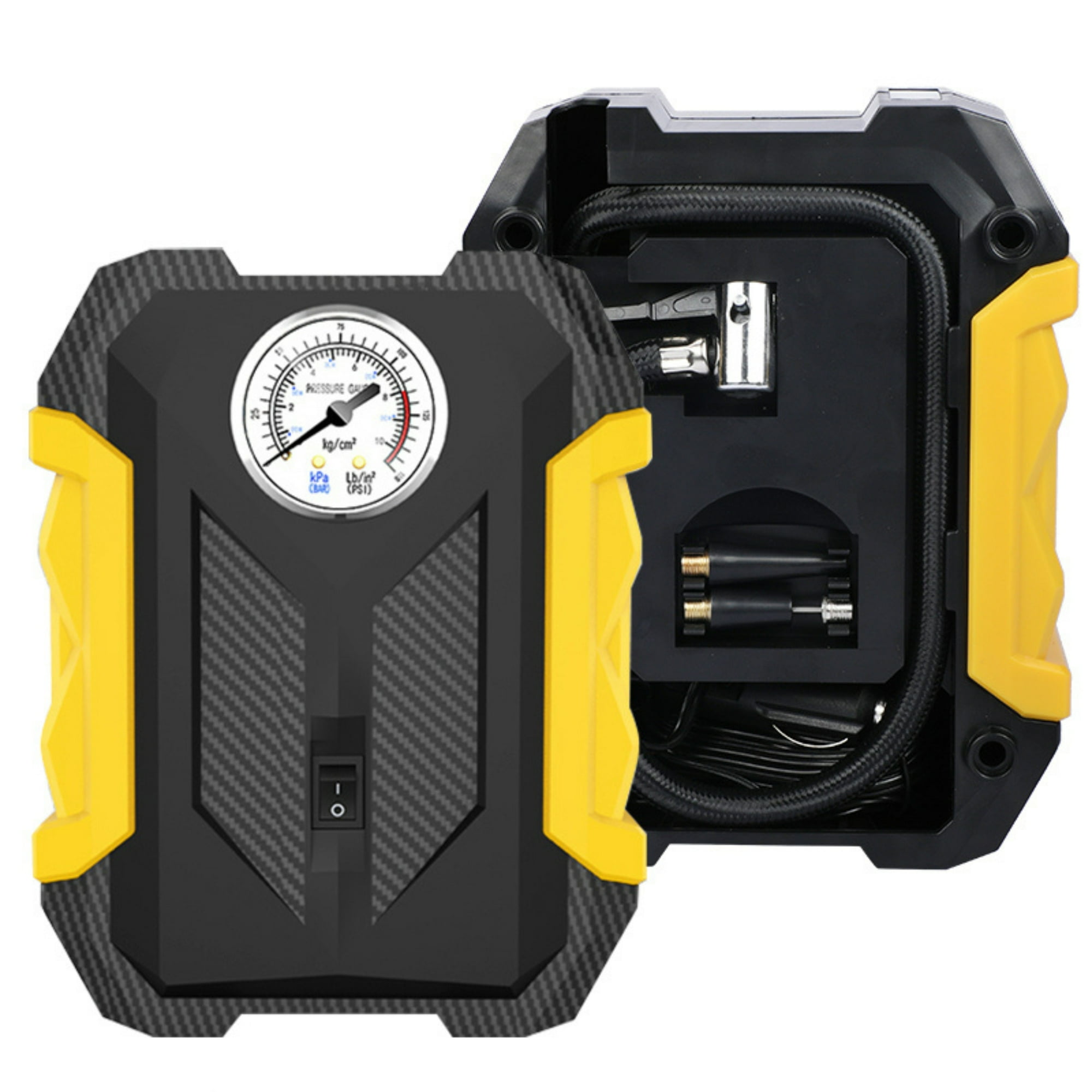 Novystor - Compresor De Aire Portátil Análogo 12v Todo Neumático