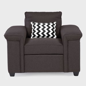 Muebles Cottoni - Butaca 1 Cuerpo Sicilia Tela Chocolate