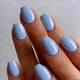 thumbnail image 1 of Press On Nails JOYVVEW Baby Blue Short Square para mujer, 1 of 7