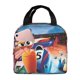 thumbnail image 1 of Turbo Bolsa Térmica Portátil con Forro de Aluminio Grueso, Bolsa Térmica Impermeable y Hermética para Trabajo, Escuela y Picnic, Nevera Portátil para Entrega de Comida para Adultos y Niños 22*20*13cm, 1 of 6