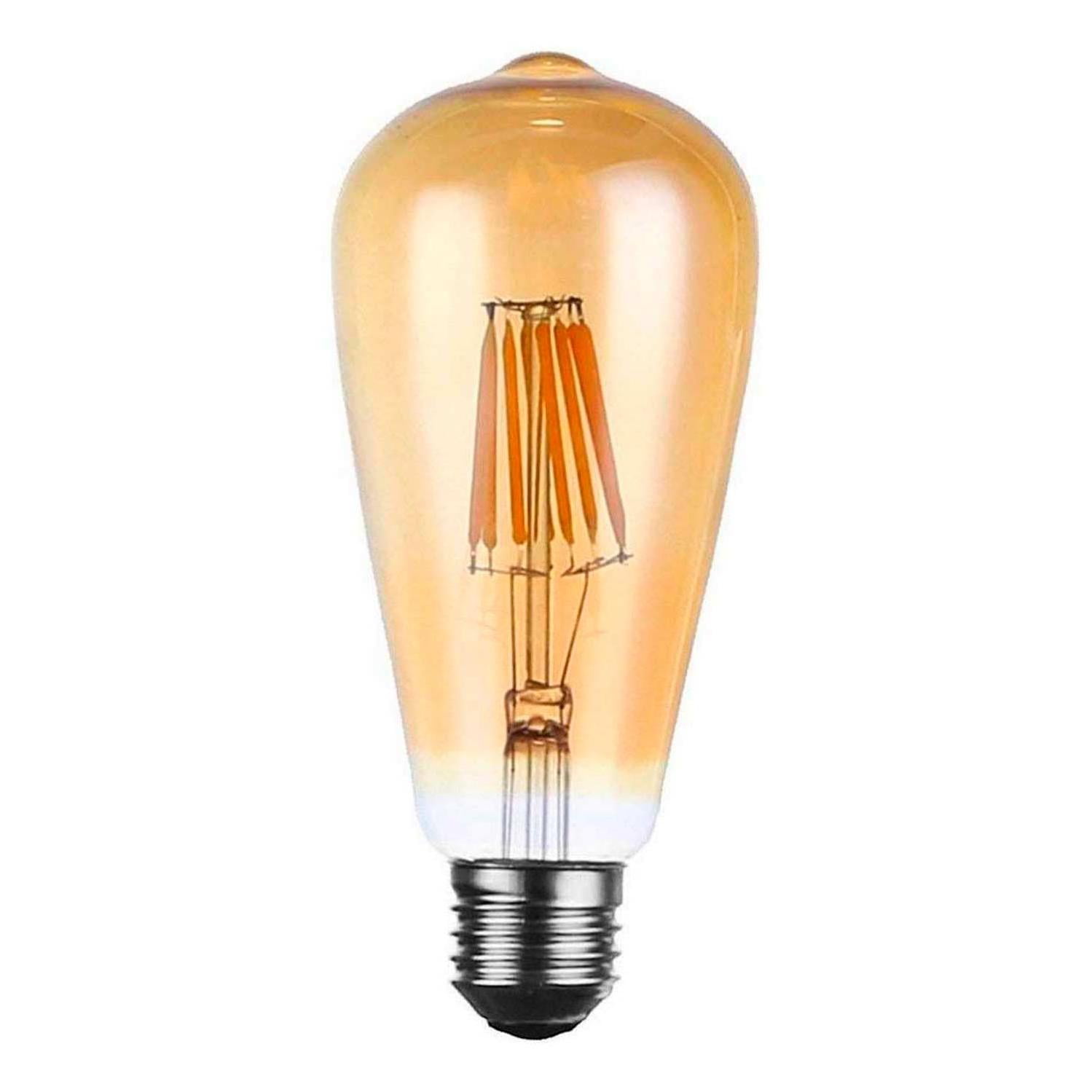 Gen - Ampolleta Led Retro Vintage Luz Calida Decoracion Filamento Amarillo