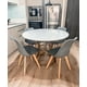 thumbnail image 4 of 4und Silla de comedor Tulip Acolchada - Gris, 4 of 5