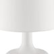 thumbnail image 2 of Lámpara Benzara BM240455 con base metálica en forma de lágrima, color blanco, 2 of 5