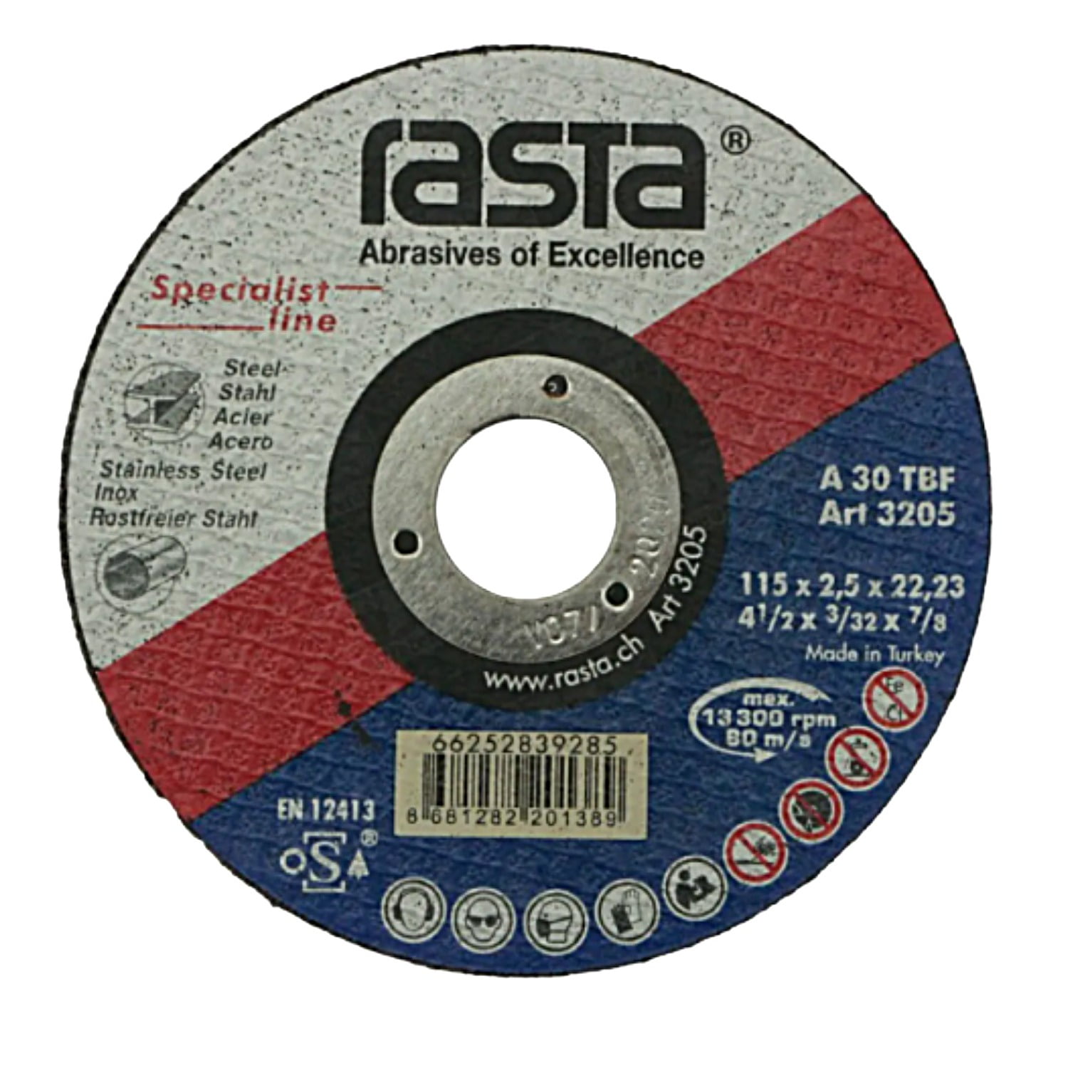 Rasta - Disco De Corte Art 6568 Multipower 14x1/8x1
