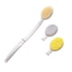 thumbnail image 2 of Juego de cepillos corporales para baño con mango largo, cepillo de ducha plegable 3 en 1, cepillo de espalda con cepillo de esponja de piedra flotante, adecuado para bañarse y ducharse, cepillo, 2 of 8